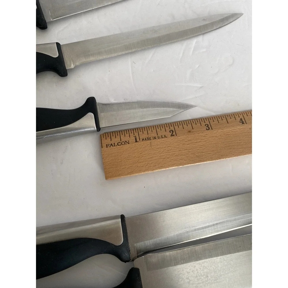 Henckels‎ International Synergy Knife Lot of 7 Chef Carving Utility Serrated